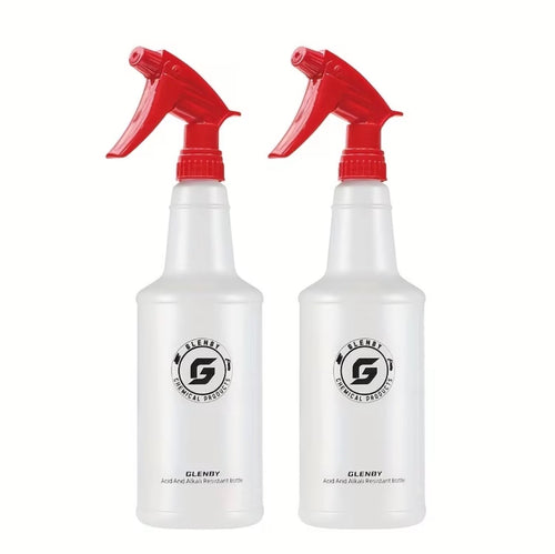 1/2/3pcs Heavy-Duty Refillable Spray Bottles with Adjustable Nozzle - 26oz/770ml Large Capacity, Leakproof & Non-Toxic - for Cleaning