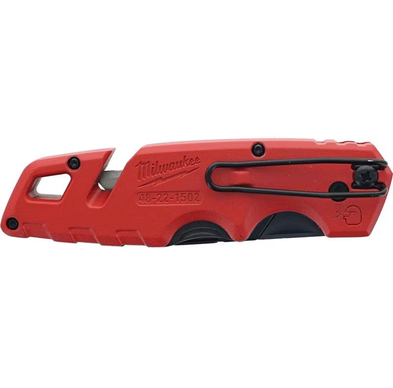 Milwaukee FASTBACK Durable Folding Utility Knife w/Blade Storage
