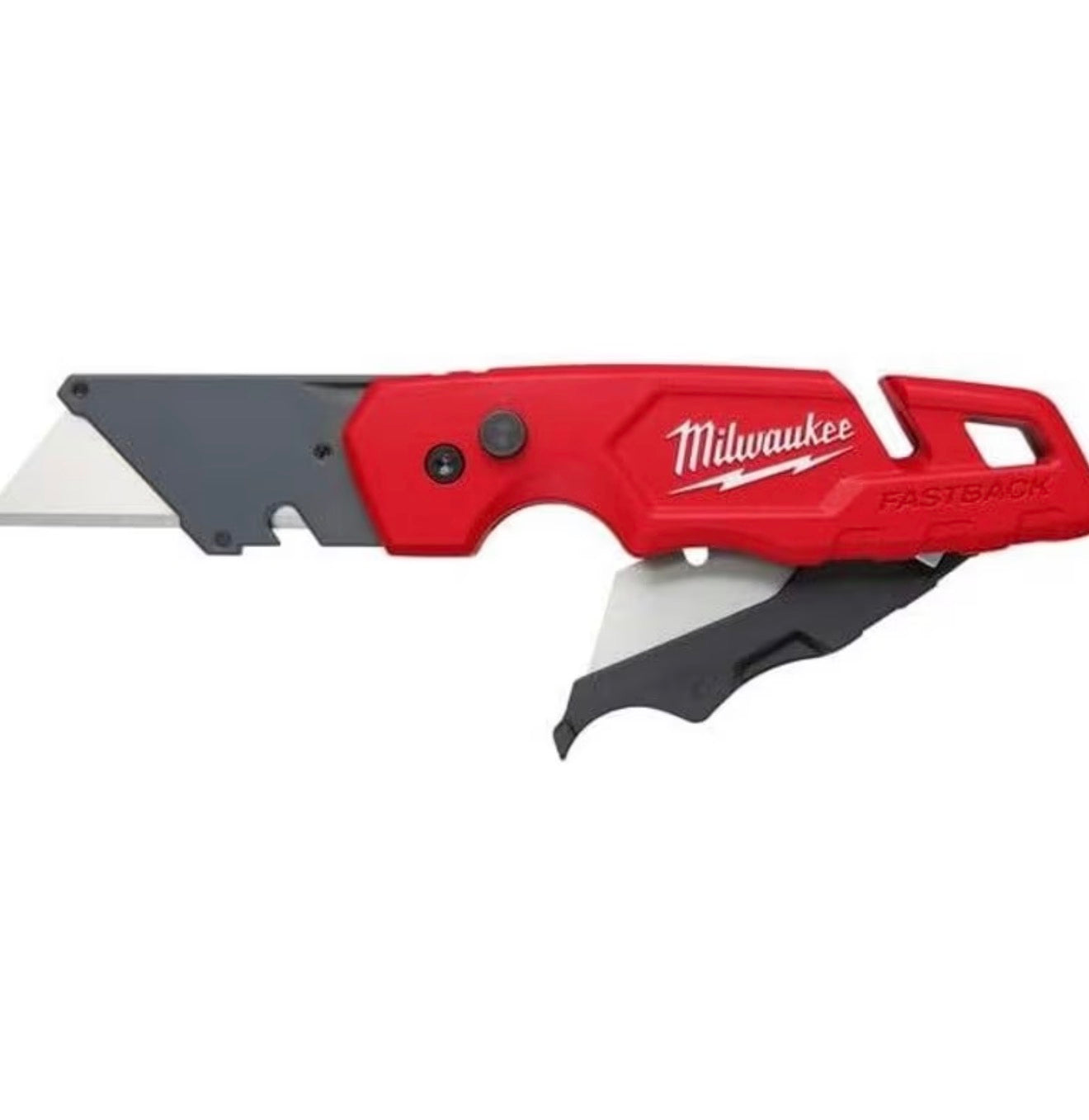 Milwaukee FASTBACK Durable Folding Utility Knife w/Blade Storage