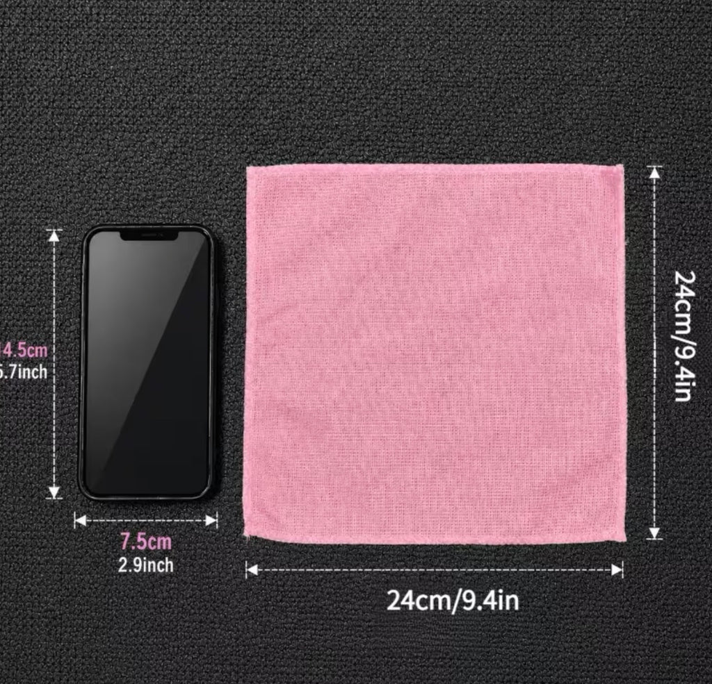 34pcs Ultra-Fine Light Pink Micro Fiber Set