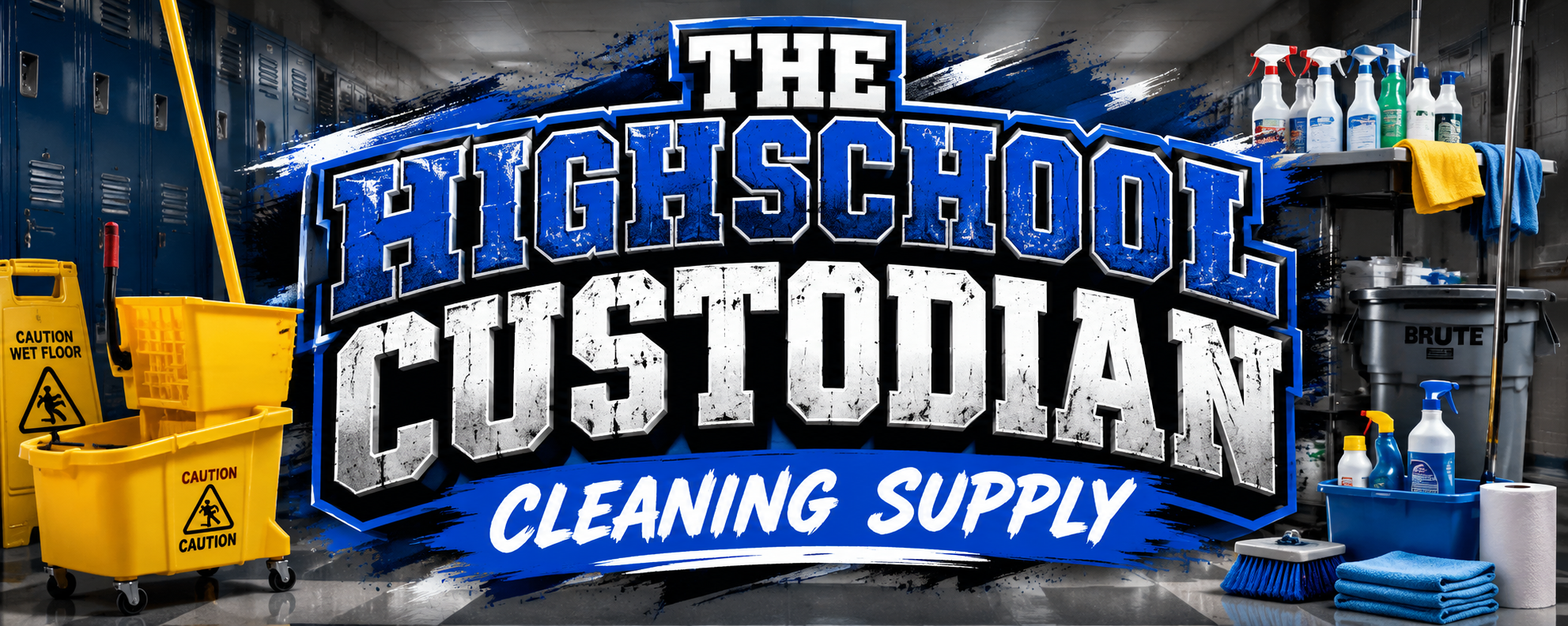 THE HIGHSCHOOL CUSTODIAN CLEANING SUPPLY 